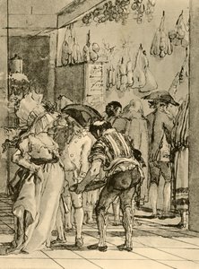 स्मोक्ड वॉर्स के साथ एक दुकान, 1791, 1928 द्वारा जियोवानी डोमेनिको टाईपोलो