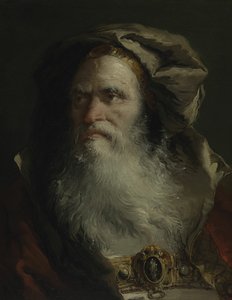 एक दार्शनिक के प्रमुख, 175864। द्वारा जियोवानी डोमेनिको टाईपोलो