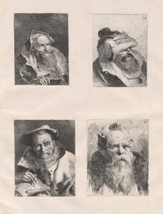 संग्रहण प्रमुख (भाग I और II) द्वारा Giovanni Domenico Tiepolo, Giovanni Battista Tiepolo . के बाद