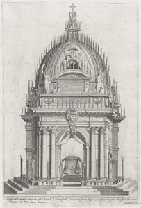 फ्रांसेस्को पिकोलोमिनी, 1607 के लिए काटाफ्लेक का डिजाइन। द्वारा जियोवानी फ्लोरिमिक