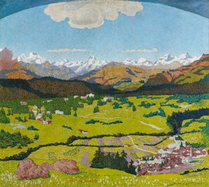 झांकियों का पैनोरमा। ट्राइपटिक, केंद्रीय पैनल, 1904।