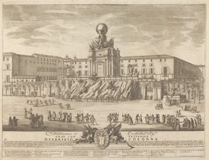 quot;चाइनाquot; महोत्सव के लिए जानूस का मंदिर द्वारा Alessandro Specchi . के बाद Giovanni Girolamo Frezza