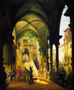 बरोलो कैसल में लुई इलेवन द्वारा जियोवानी मिग्लिआरा (1785-1837) द्वारा जियोवन्नी मिग्लियारा