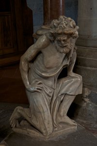 सेंट एंड्रिया के चर्च में पल्पिट, c.1298-1301 (संगमरमर) द्वारा जियोवन्नी पिसानो