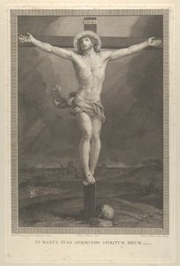 क्राइस्ट को क्रूस पर चढ़ाया गया, आधार पर एक खोपड़ी, सीए। 1770-1803।