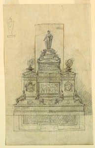 एक स्मारक के लिए डिज़ाइन द्वारा Giuseppe Barberi