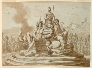 कवयित्री मारिया मदाल्डेना मोरेली के लिए कब्रगाह स्मारक द्वारा Giuseppe Barberi