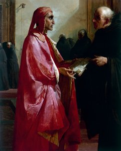 दांते (1265-1321) और फ्रा इलारियो के बीच बैठक