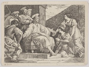मसीह बैठा उपदेश, 1766। द्वारा Giuseppe Cades