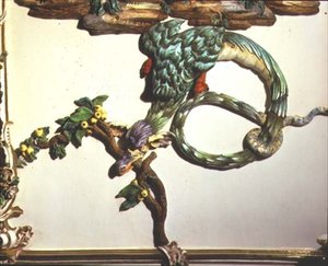 एक विस्तृत ड्रैगन, 1769 (चीनी मिट्टी के बरतन) को दर्शाते हुए सैलून चिनो (चीनी कक्ष) का विस्तार (93237-8 भी देखें) द्वारा ग्यूसेप ग्रेसी