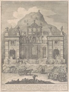 1778 के चीन के लिए सेकंडा मैकचिना: मोंटे टेस्टासियो के पास एक आवास द्वारा ग्यूसेप वासी, ग्यूसेप पलाज़ी के बाद