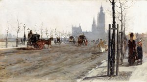 विक्टोरिया तटबंध, लंदन, 1875