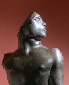 एक आकृति का टुकड़ा, c.1922 (कांस्य) (187950 का विवरण) द्वारा ग्लिन वॉरेन फिल्पोट