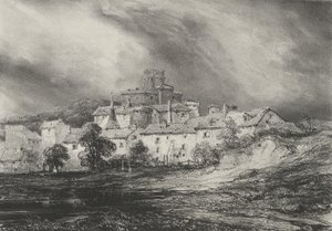 पोंट-गिबॉड का महल, 1830।