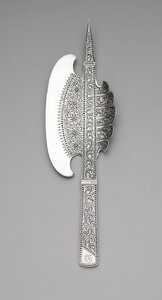 आइसक्रीम हैचेट, c.1880 (चांदी)