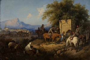 रूसी सेना 1872 में अडजारा में काकेशस पर्वत को पार करती है