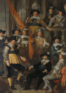 कैप्टन अल्बर्ट बास और लेफ्टिनेंट लुकास कॉनिजन की कंपनी। 1645 द्वारा गॉवर्ट फ्लिनक