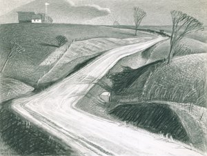 मार्च, 1940 (कागज पर लकड़ी का कोयला)