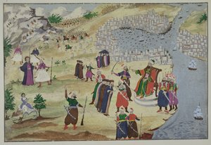 ग्रीक युद्ध की स्वतंत्रता के सचित्र इतिहास से, कॉन्स्टेंटिनोपल के पूर्वानुमानित पतन द्वारा ग्रीक स्कूल