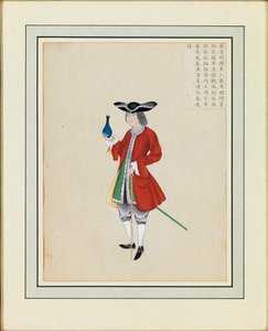 एक विदेशी का पोर्ट्रेट, c.1765 द्वारा गुआनपेंग बात