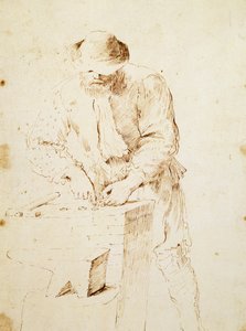कॉइन मिन्टर, जियोवानी फ्रांसेस्को बारबेरी द्वारा, ग्वेर्सिनो (1591-1666), ड्रॉइंग, इटली के रूप में जाना जाता है द्वारा ग्वेर्सिनो