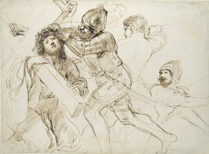 क्राइस्ट कैरीइंग द क्रॉस, c1625-1628 द्वारा ग्वेर्सिनो