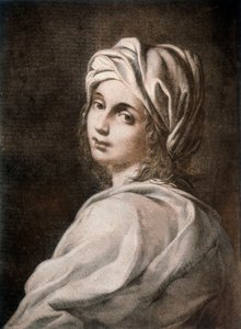 पर्सी बिशे शेली (1792-1822) द्वारा लिखित त्रासदी "द सेन्सी" का चरित्र बीट्राइस सेन्सी का पोर्ट्रेट द्वारा गुइडो (रीनी का तरीका)