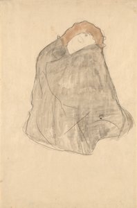 महिला बैठा, 1908-1909 द्वारा गुस्ताव क्लिम्ट