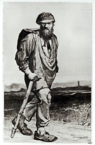 जीन वालजियन, विक्टर ह्यूगो (1802-85) 1862 द्वारा &39;लेस मिसेबल्स&39; का चित्रण