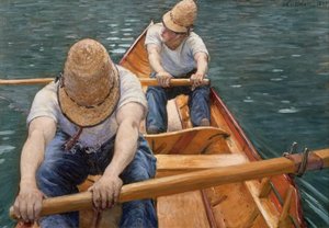 1877 में येरेस पर नाव चलाने वाले नाविक द्वारा Gustave Caillebotte