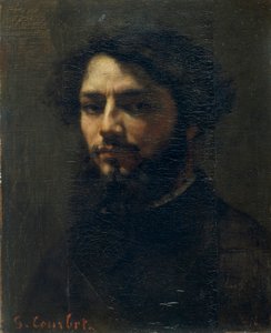 सेल्फ़-पोर्ट्रेट, सी. 1850. द्वारा गस्टवे कौरबेट