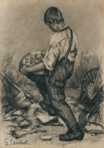यंग स्टोन ब्रेकर, c1864-1865 द्वारा गस्टवे कौरबेट