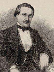 संगीतकार एंटनी लैमोट्टे का चित्र 1819-1912, 1855-1859। द्वारा गुस्ताव डोंजीन