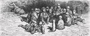 ए पेनी स्वीपस्टेक, 1872। द्वारा गुस्ताव डोर