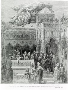 उनका सारा जीवन कानूनों, विधियों या नियमों द्वारा नहीं, बल्कि उनकी इच्छा और स्पष्ट इच्छा के अनुसार, फ्रांकोइस रबेलैस (1483 - 1553) द्वारा गर्गेंटुआ (1534) के बाद नियोजित किया गया था। गुस्ताव डोर (1832-1883) द्वारा उत्कीर्ण। द्वारा गुस्ताव डोर