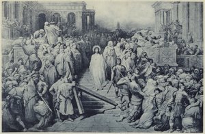 प्रेटोरियम छोड़ने वाले मसीह (लिथो) द्वारा गुस्ताव डोर
