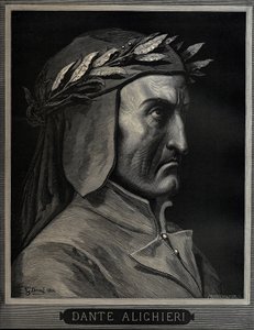 दांते अलिघिएरी 1265-1321, 1860 द्वारा गुस्ताव डोर