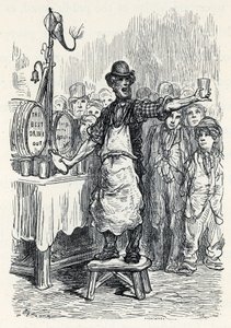 1870 के दशक में अदरक बीयर विक्रेता द्वारा गुस्ताव डोर