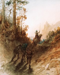 दिग्गजों को पकड़ लिया जाता है, c. 1869-83 (जल रंग) द्वारा गुस्ताव डोर