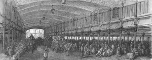 'द ग्रेट वेयरहाउस-सेंट। कैथरीन डॉक, 1872। द्वारा गुस्ताव डोर