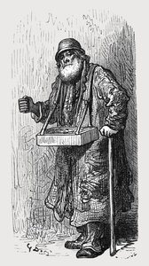 द मैच सेलर, 1872। द्वारा गुस्ताव डोर