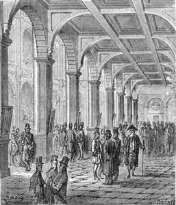 द रॉयल एक्सचेंज, 1872। द्वारा गुस्ताव डोर
