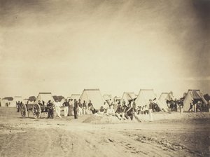 आर्टिलरी कैंप, कैंप डे चालोंस, 1857। द्वारा गुस्ताव लेग्रे