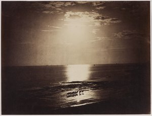 सूरज का ताज, नॉर्मंडी, 1856-59 (गीले कोलोडियन नेगेटिव से एल्बम प्रिंट) द्वारा गुस्ताव लेग्रे