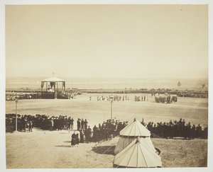 मास, कैंप डे चालोंस, 1857। द्वारा गुस्ताव लेग्रे