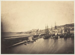 सेते में जेटी, 1857। द्वारा गुस्ताव लेग्रे