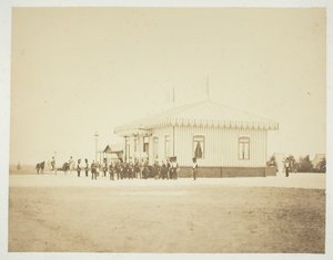 शीर्षकहीन [अधिकारी और गणमान्य व्यक्ति], 1857। द्वारा गुस्ताव लेग्रे