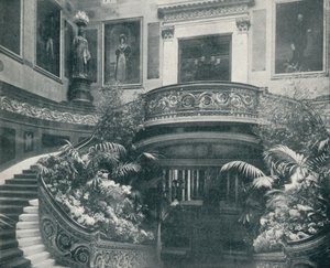 बकिंघम पैलेस में द ग्रैंड सीढ़ी, c1899, 1901