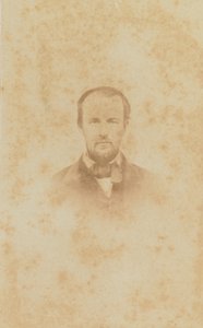 हेरोल्ड एम. व्हाइट का कार्टे-डे-विजिट पोर्ट्रेट, 1860-1862। द्वारा एचएस टौस्ले