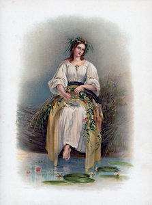 ओफेलिया, 1891। द्वारा एच सौंडर्स